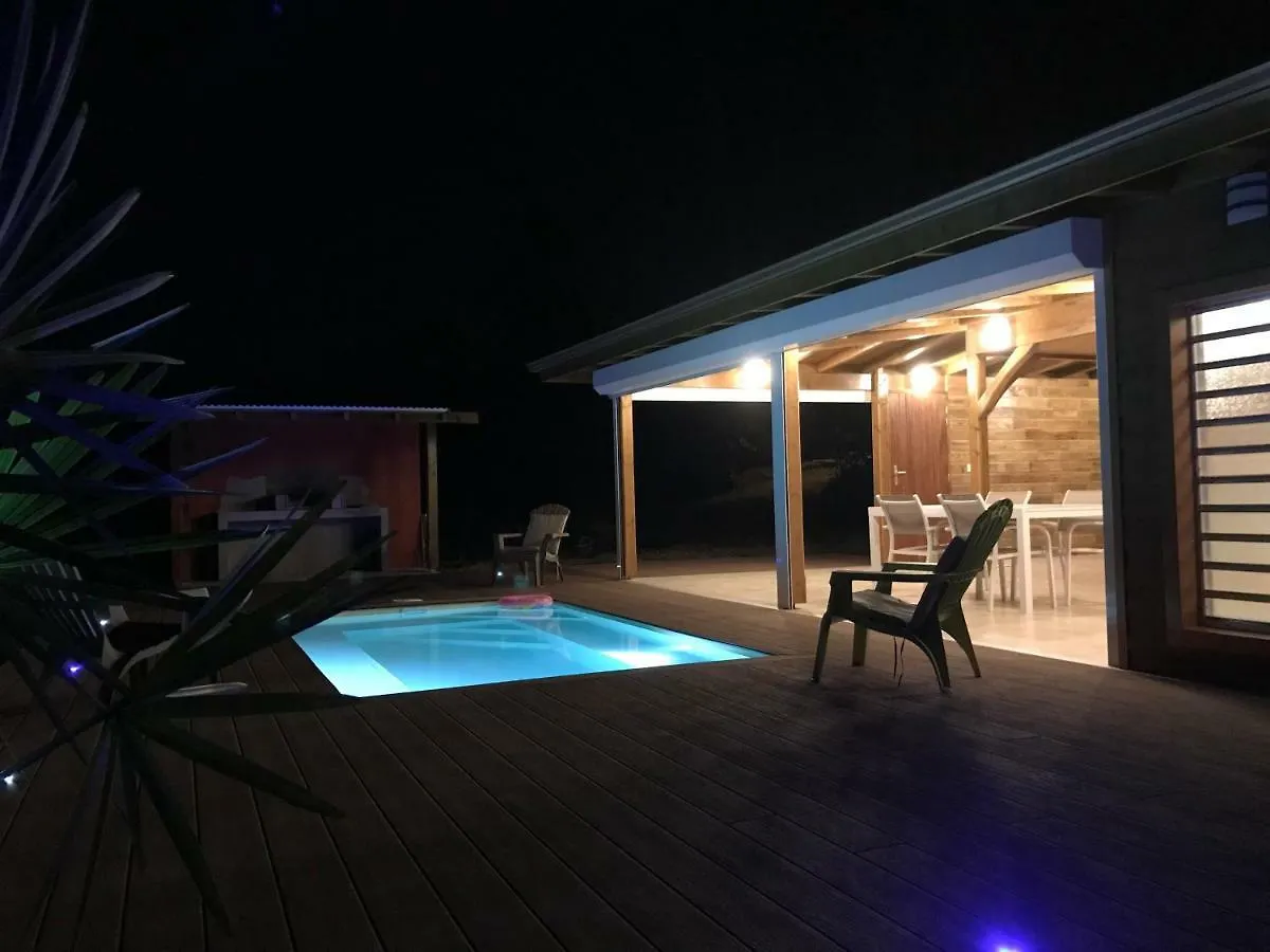 Villa Neuve De Standing En Bois Avec Piscine Sainte-Anne