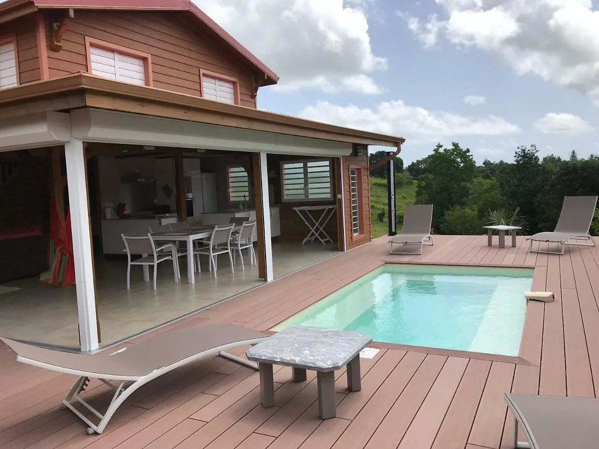 Villa Neuve De Standing En Bois Avec Piscine Sainte-Anne